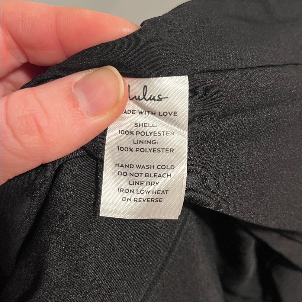 Lulu’s Luxurious Energy Black Tulle Rosette High-Waisted Midi Skirt in Black - Picture 7 of 13